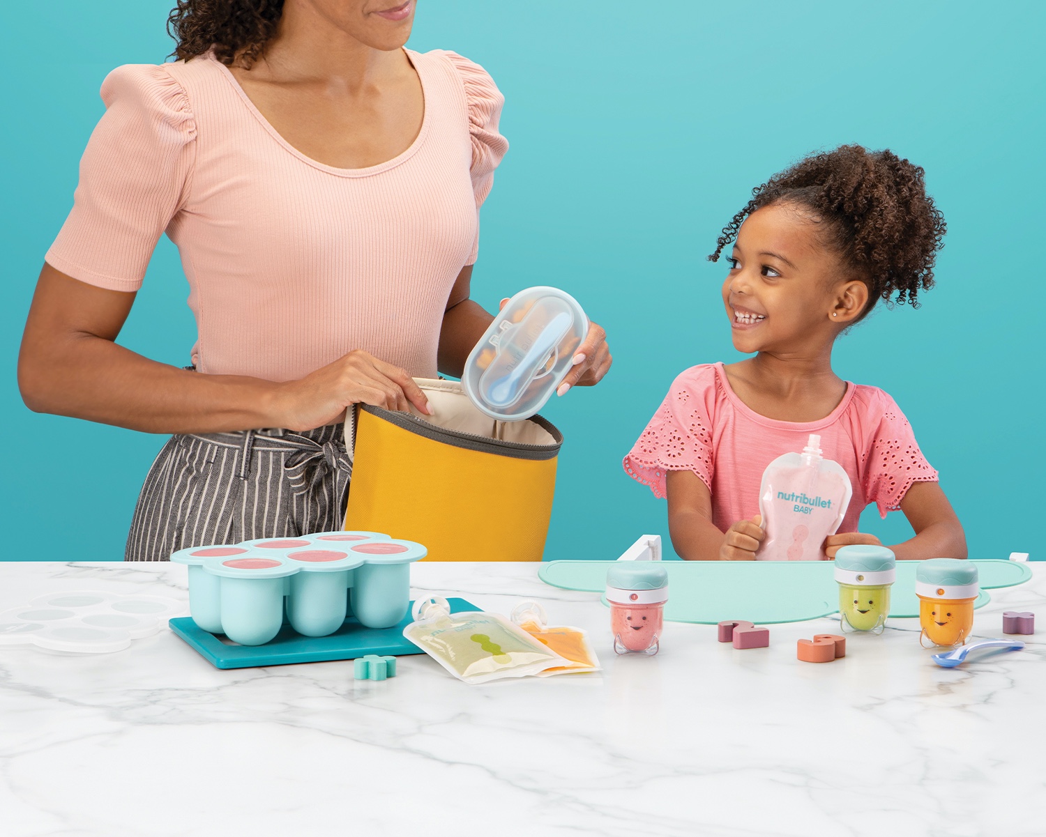 kit per la preparazione dei pasti per neonati e bambini piccoli